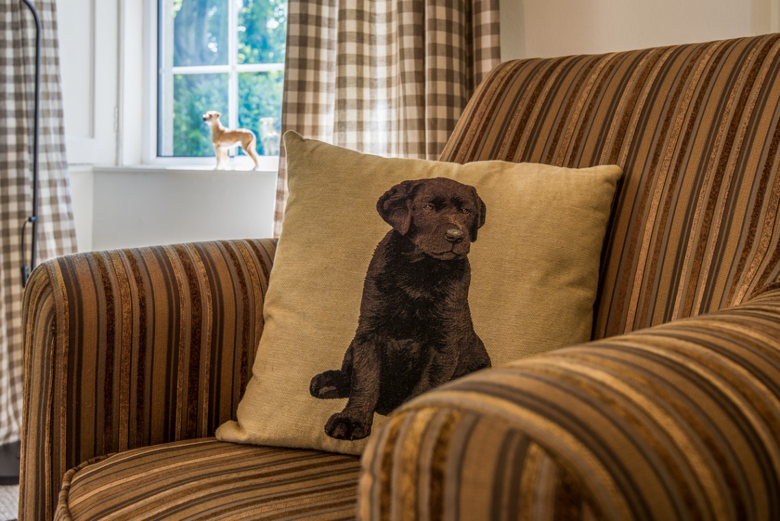 2-dog-cushion-West-Lodge-West-Lodge-Milne-Graden-Scottish-Borders
