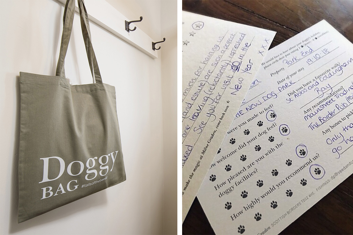 Milne-Graden-magic-guest-Doggy-Bag-hanging-cottage-doggy-Feedback-card